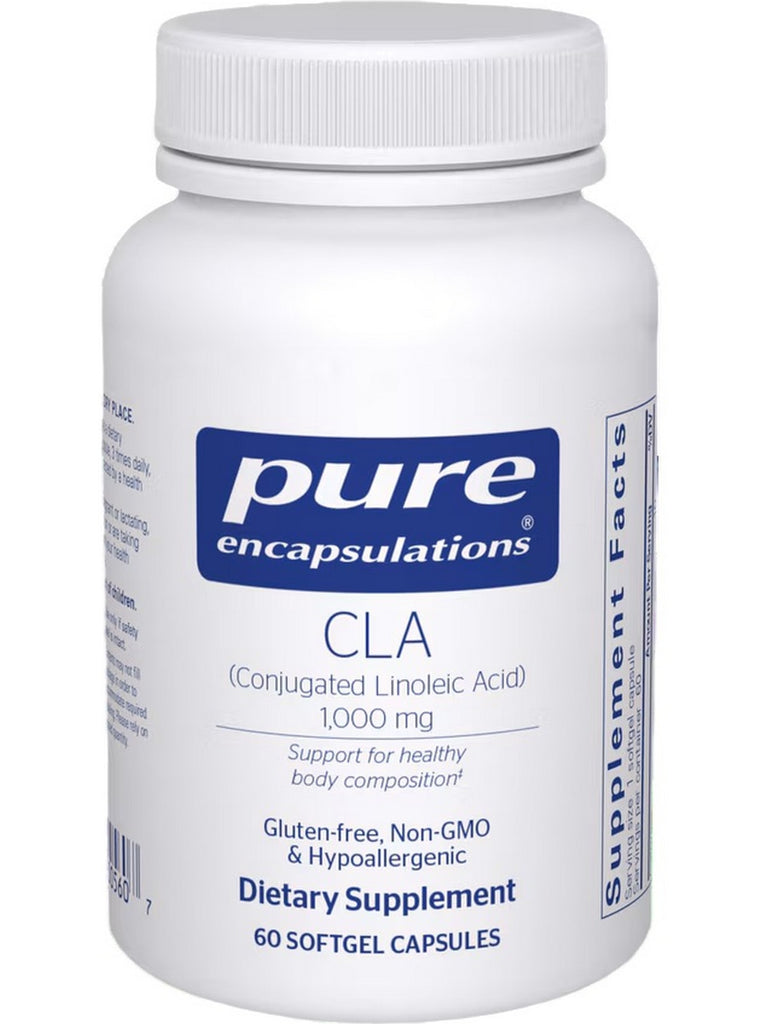 Pure Encapsulations, CLA, 1000 mg, 60 gels