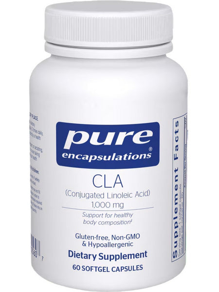 Pure Encapsulations, CLA, 1000 mg, 60 gels