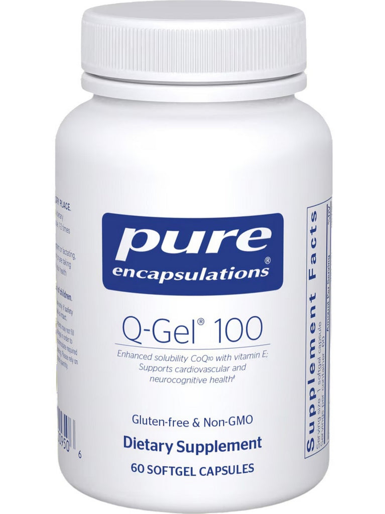 Pure Encapsulations, Q-Gel, 100 mg, 60 caps
