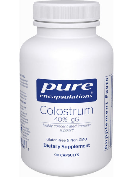 Pure Encapsulations, Colostrum 40% IgG, 450 mg, 90 vcaps