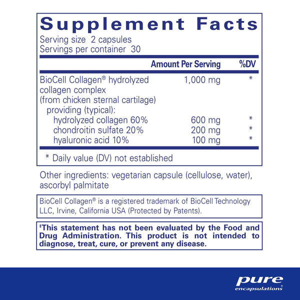 Pure Encapsulations, Collagen JS, 60 Capsules