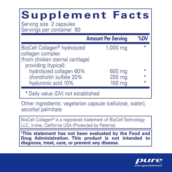 Pure Encapsulations, Collagen JS, 120 Capsules