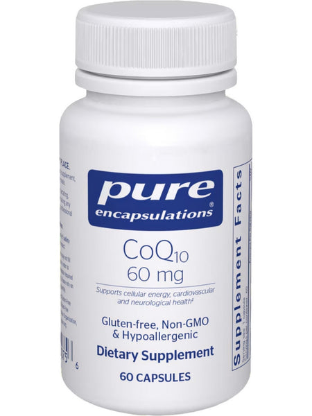 Pure Encapsulations, CoQ10, 60 mg, 60 vcaps