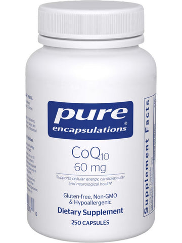 Pure Encapsulations, CoQ10, 60 mg, 250 vcaps