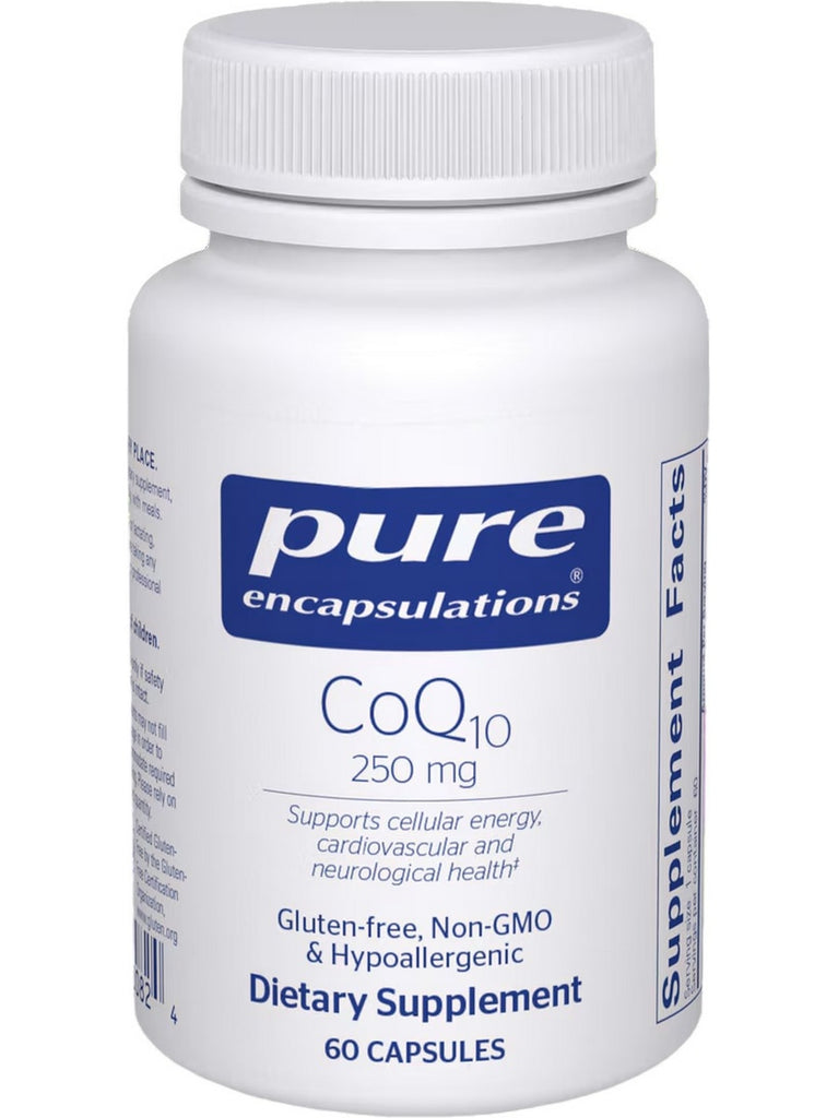 Pure Encapsulations, CoQ10, 250 mg, 60 vcaps