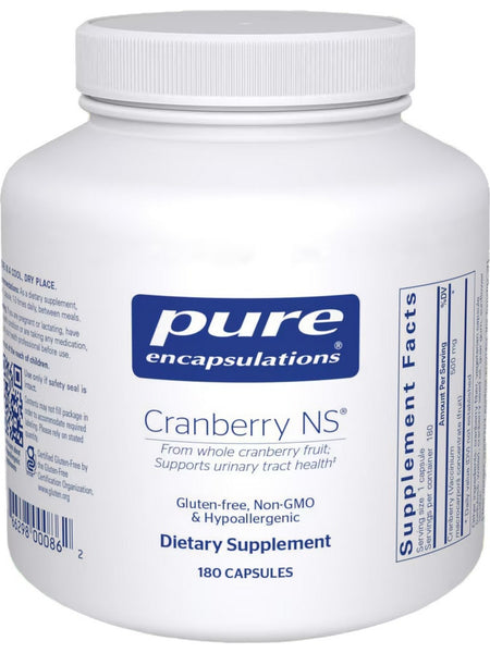 Pure Encapsulations, Cranberry NS, 500 mg, 180 vcaps
