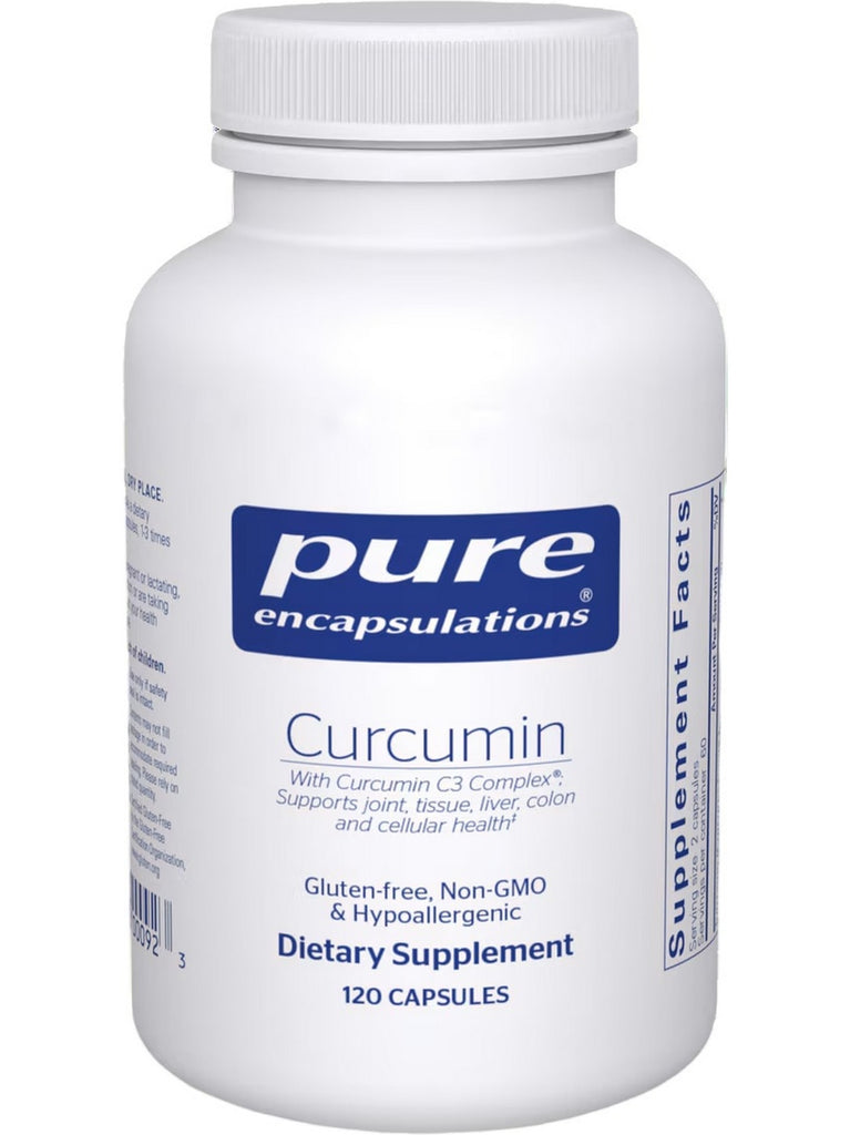 Pure Encapsulations, Curcumin, 250 mg, 120 vcaps
