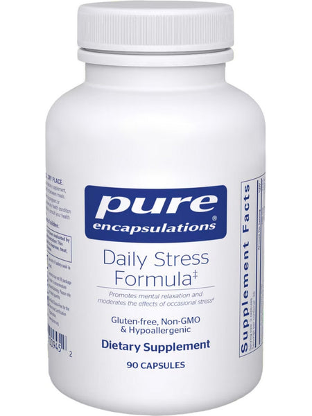 Pure Encapsulations, Daily Stress Formula, 90 caps