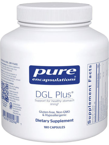 Pure Encapsulations, DGL Plus, 180 vcaps