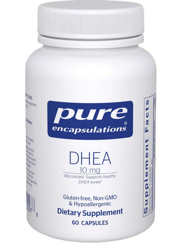 Pure Encapsulations, DHEA, 10 mg, 60 Capsules