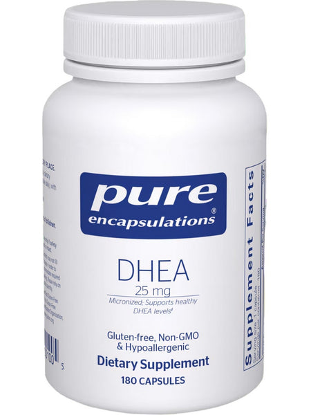 Pure Encapsulations, DHEA, 25 mg, 180 Capsules