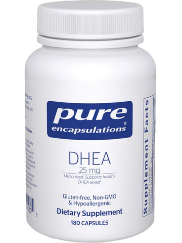 Pure Encapsulations, DHEA, 25 mg, 180 Capsules
