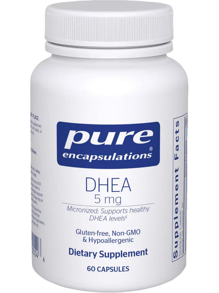 Pure Encapsulations, DHEA, 5 mg, 60 Capsules