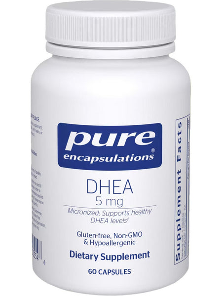 Pure Encapsulations, DHEA, 5 mg, 60 Capsules