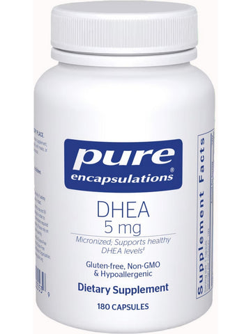 Pure Encapsulations, DHEA, 5 mg, 180 Capsules