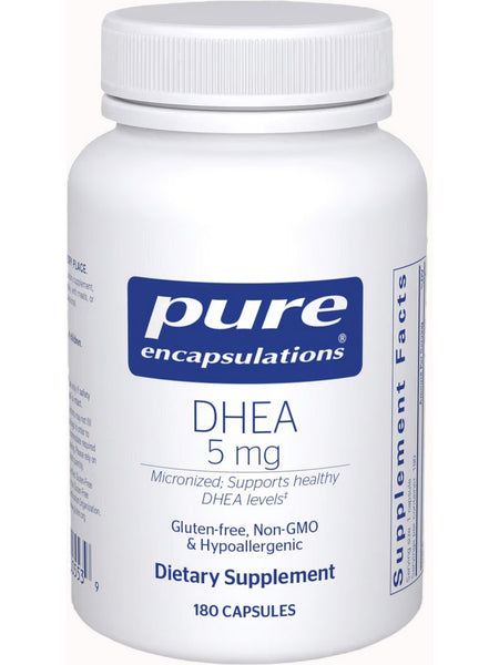 Pure Encapsulations, DHEA, 5 mg, 180 Capsules