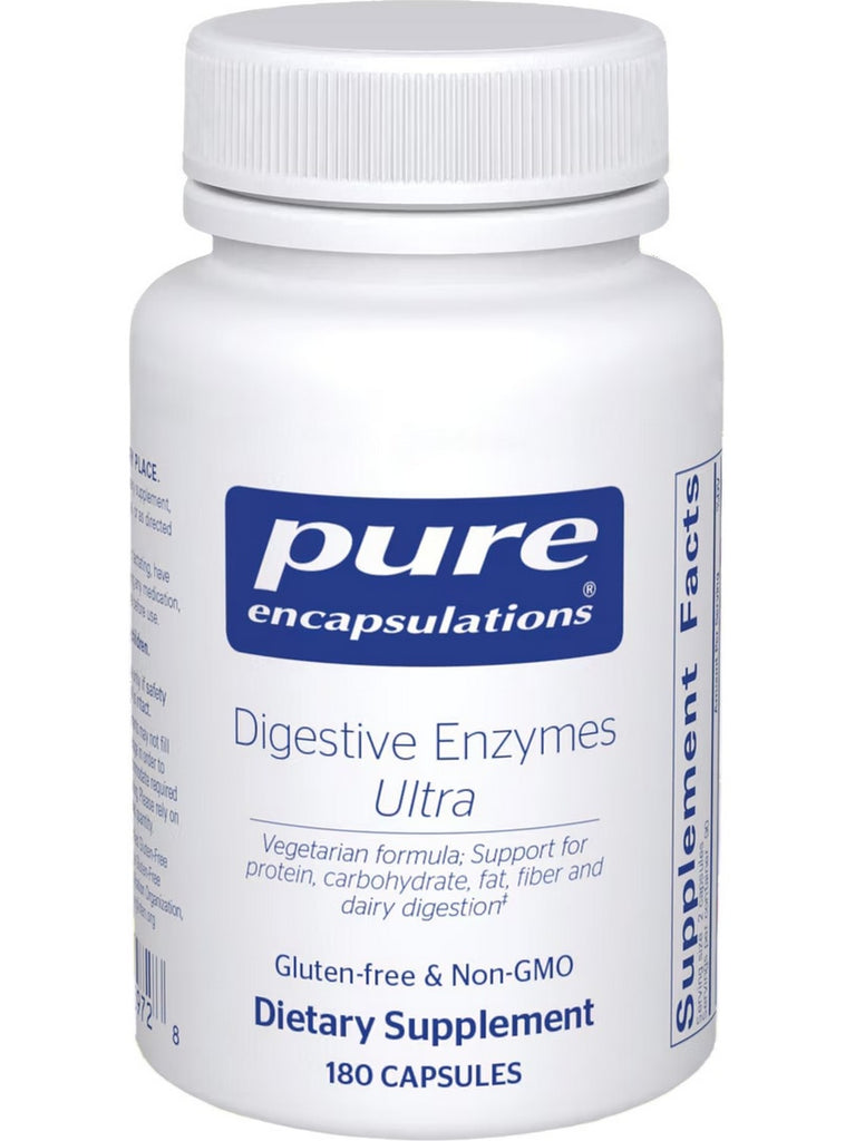 Pure Encapsulations, Digestive Enzymes Ultra, 180 Capsules