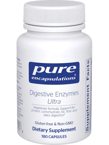 Pure Encapsulations, Digestive Enzymes Ultra, 180 Capsules