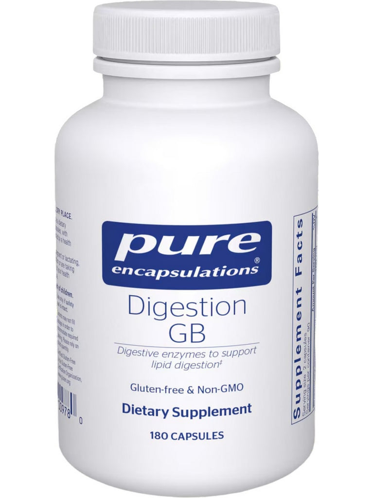 Pure Encapsulations, Digestion GB, 180 Capsules