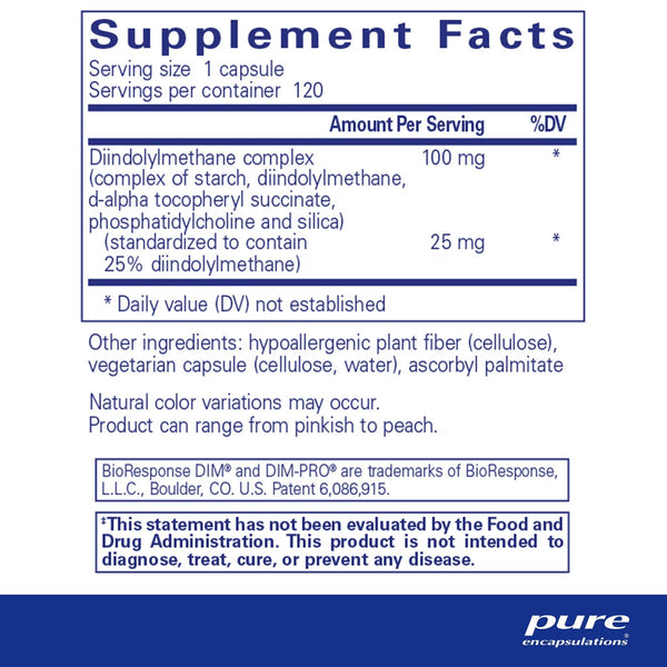 Pure Encapsulations, Dimpro 100, 120 Capsules