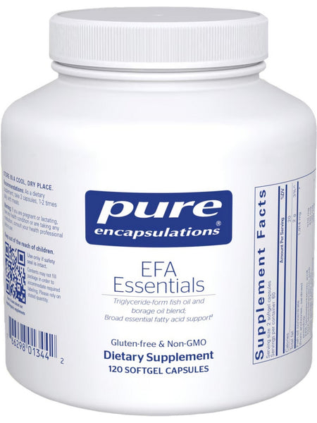Pure Encapsulations, EFA Essentials, 120 softgels
