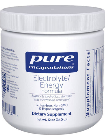Pure Encapsulations, Electrolyte/Energy Formula, 12 oz