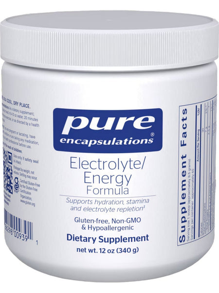 Pure Encapsulations, Electrolyte/Energy Formula, 12 oz