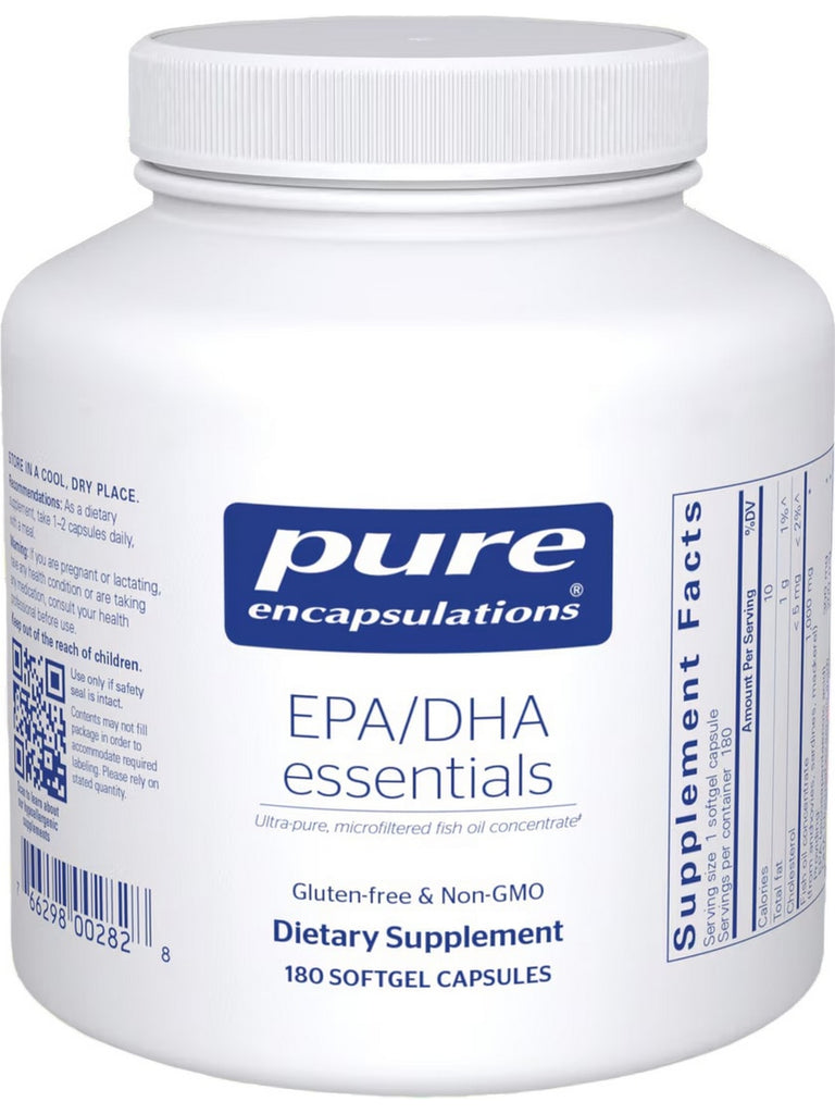 Pure Encapsulations, EPA/DHA Essentials, 1000 mg, 180 gels
