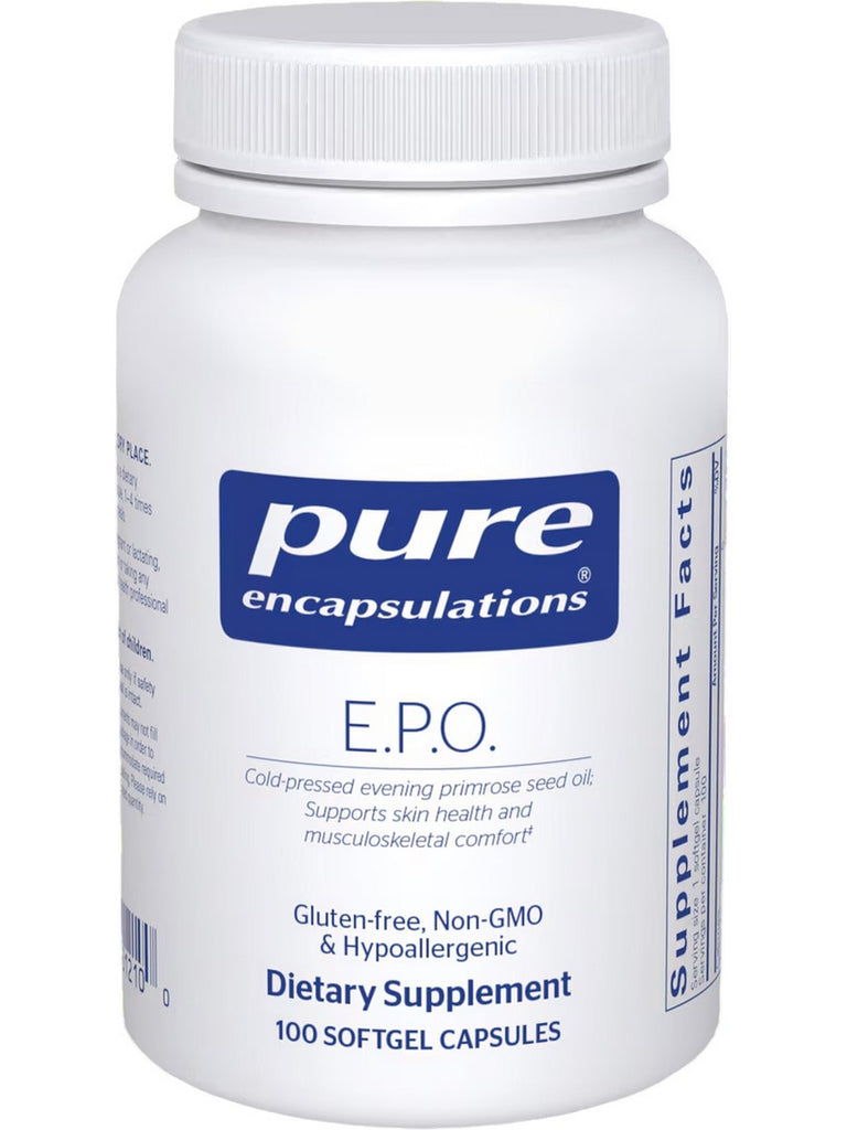 Pure Encapsulations, E.P.O. (evening primrose oil), 100 gels