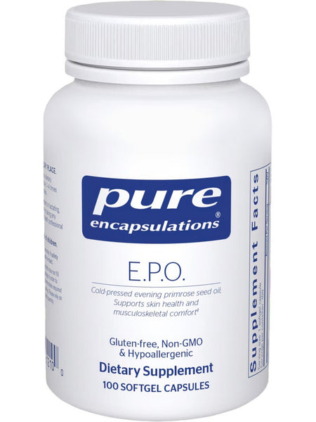 Pure Encapsulations, E.P.O. (evening primrose oil), 100 gels