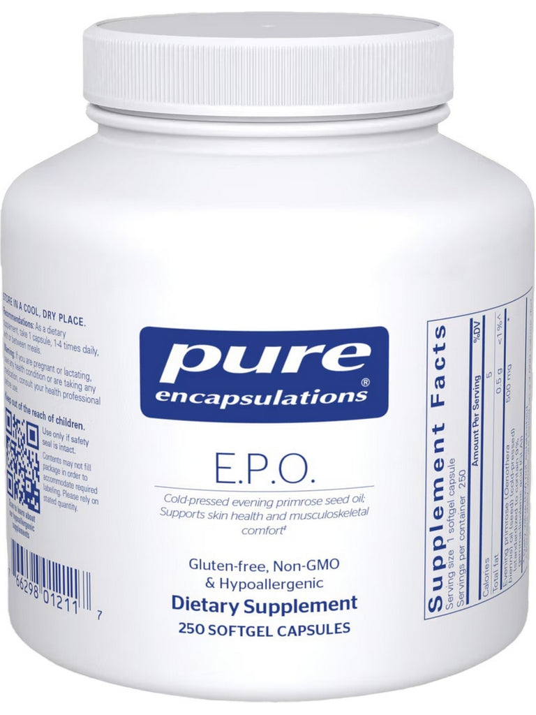 Pure Encapsulations, E.P.O. (evening primrose oil), 250 gels
