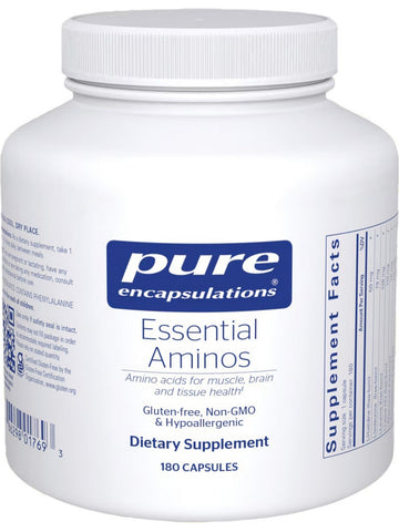 Pure Encapsulations, Essential Aminos, 180 Capsules