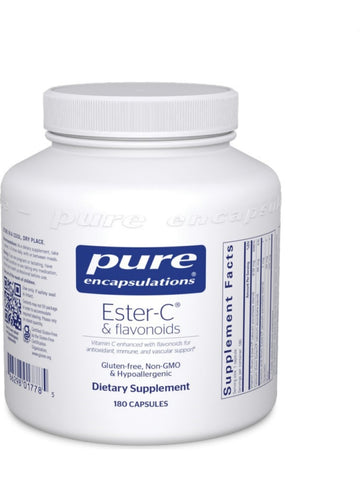 Pure Encapsulations, Ester-C and Flavonoids, 180 caps