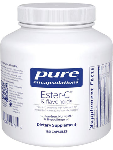 Pure Encapsulations, Ester-C and Flavonoids, 180 caps