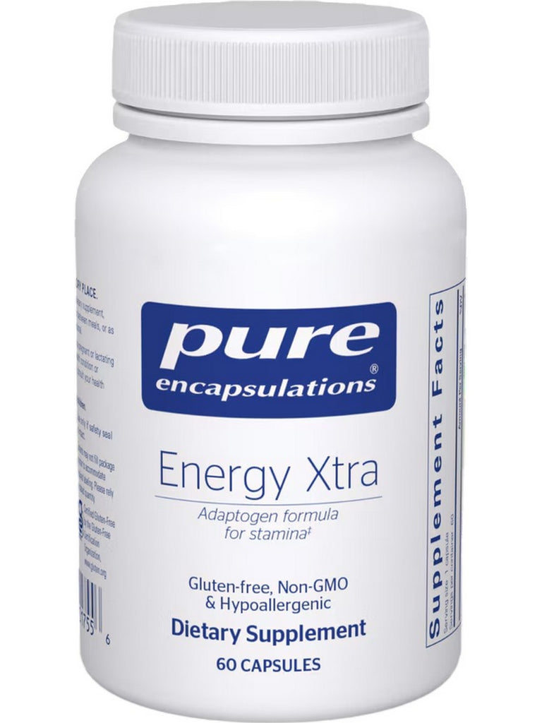 Pure Encapsulations, Energy Xtra, 60 caps