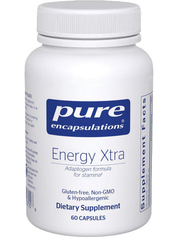 Pure Encapsulations, Energy Xtra, 60 caps