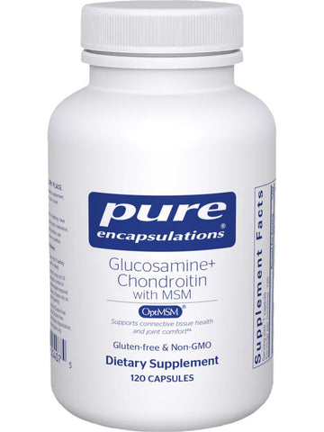 Pure Encapsulations, Glucosamine Chondroitin, w MSM, 120 vcaps