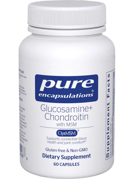 Pure Encapsulations, Glucosamine Chondroitin, with MSM, 60vcaps