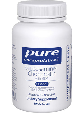 Pure Encapsulations, Glucosamine Chondroitin, with MSM, 60vcaps