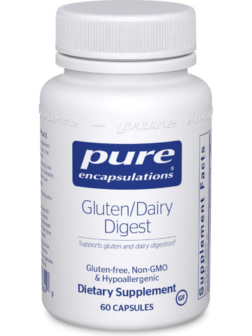 Pure Encapsulations, Gluten/Dairy Digest, 60 vcaps