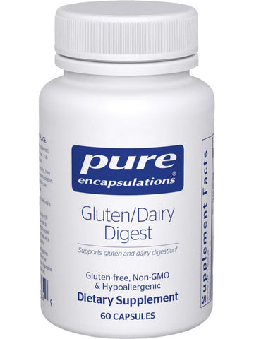 Pure Encapsulations, Gluten/Dairy Digest, 60 vcaps