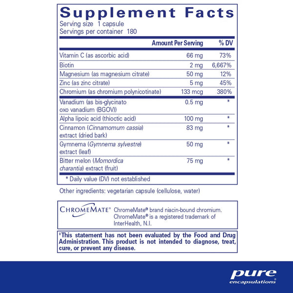 Pure Encapsulations, GlucoFunction, 180 Capsules