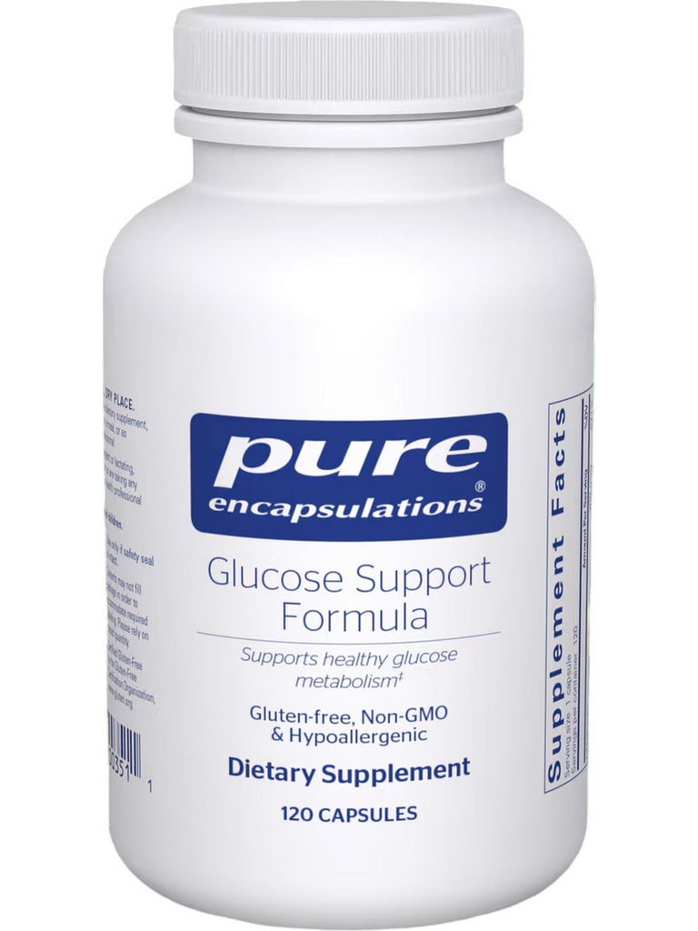 Pure Encapsulations, Glucose Support Formula, 120 vcaps