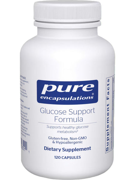 Pure Encapsulations, Glucose Support Formula, 120 vcaps