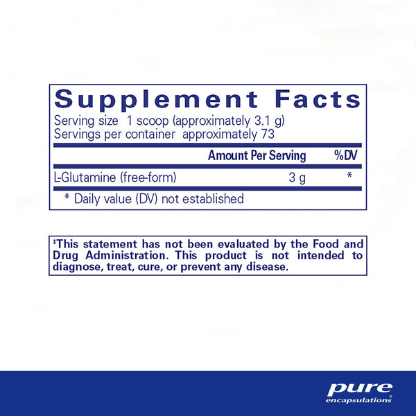 Pure Encapsulations, L-Glutamine Powder, 8 oz