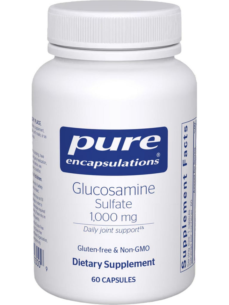 Pure Encapsulations, Glucosamine Sulfate, 1000 mg, 60 vcaps
