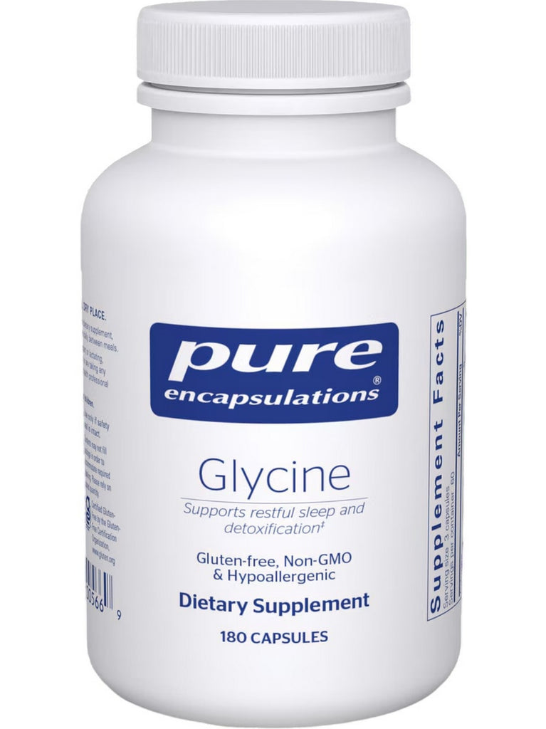 Pure Encapsulations, Glycine, 180 caps