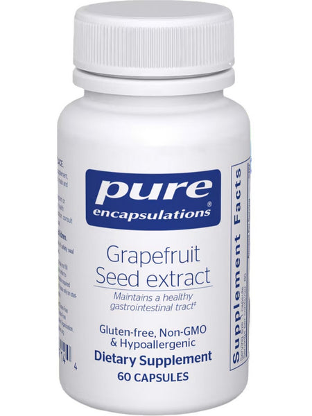 Pure Encapsulations, Grapefruit Seed extract, 60 vcaps