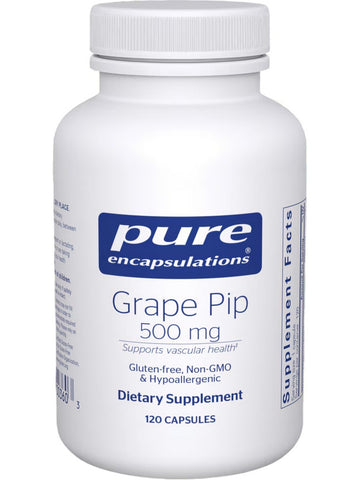 Pure Encapsulations, Grape Pip, 500 mg, 120 Capsules