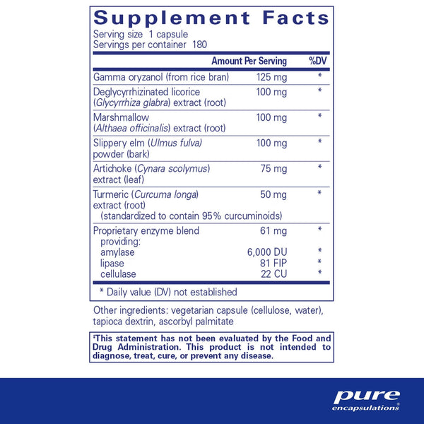 Pure Encapsulations, Heartburn Essentials, 180 Capsules